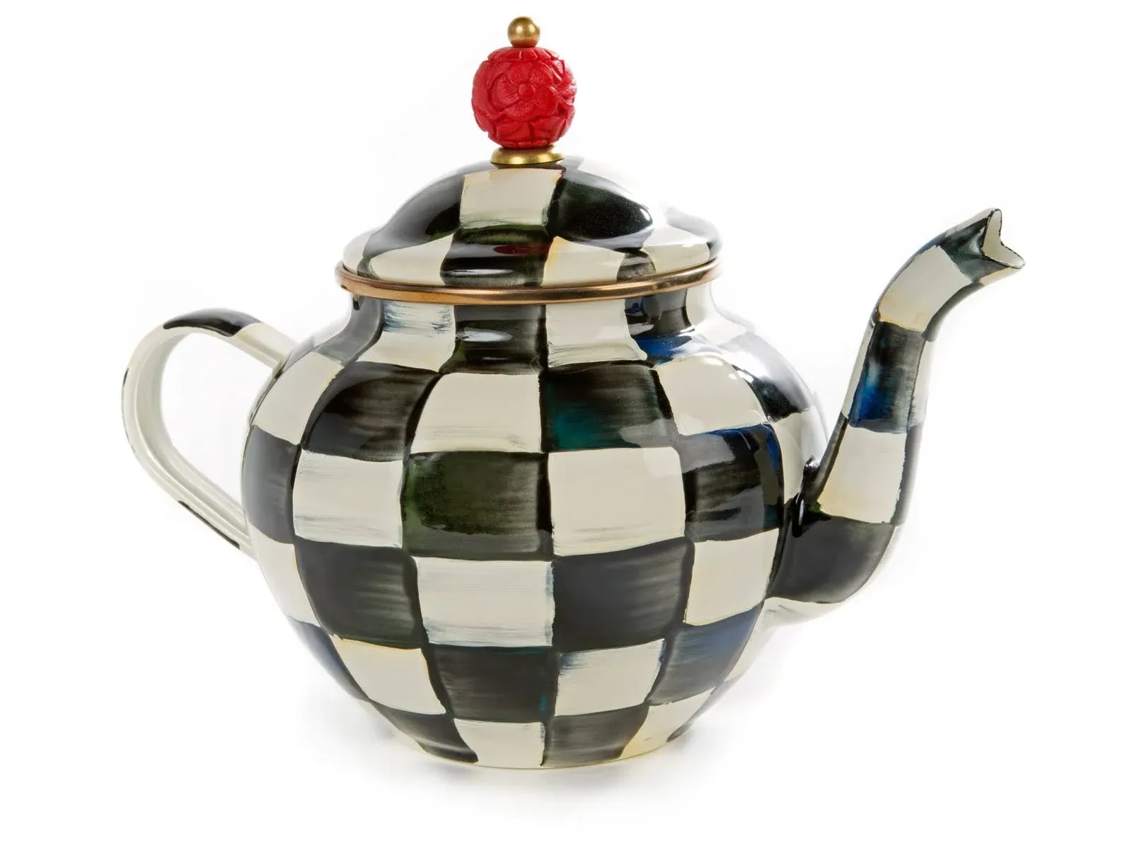 MacKenzie-Childs Courtly Check Teapot