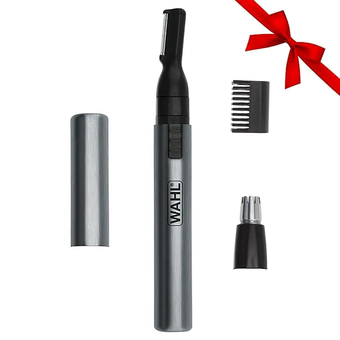 Wahl Micro Groomsman Battery Personal Trimmer for Hygienic Nickel/Black 