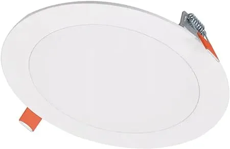 HLBSL Series 6 in. Adjustable CCT Canless IC Rated Dimmable Indoor, Outdoor Integrated LED Recessed Light Kit