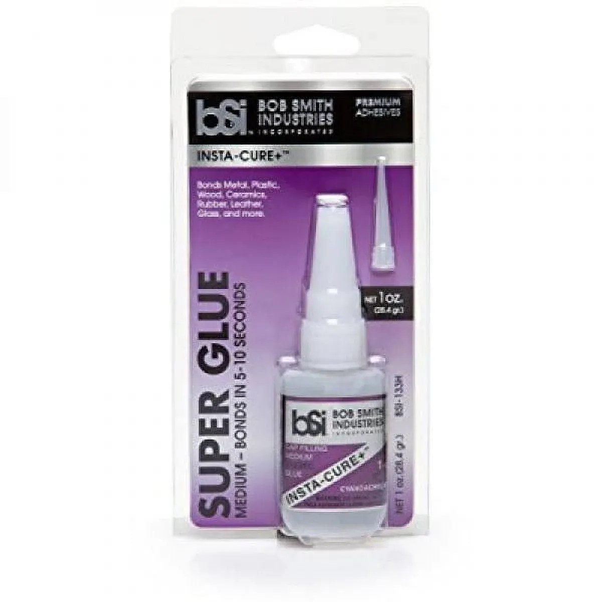 Bob Smith Industries BSI-133H Insta-Cure+ Gap Filling Super Glue, 1 oz.