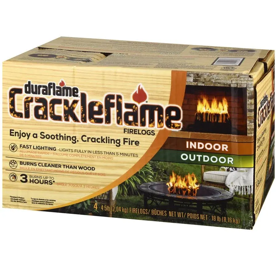 Duraflame Outdoor Crackleflame Fireplace Logs