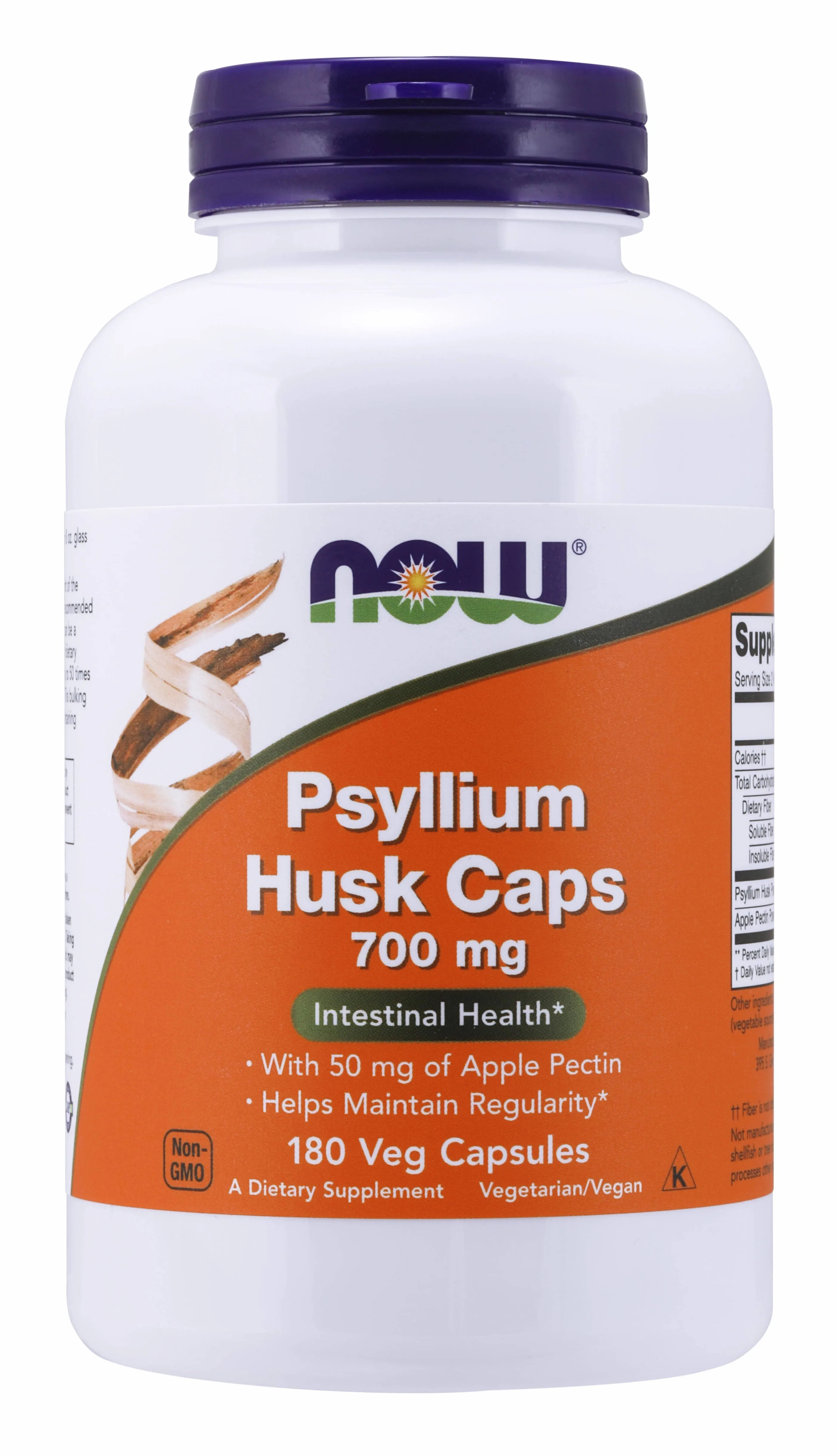 Now Psyllium Husk 700 mg - 360 Veg Capsules