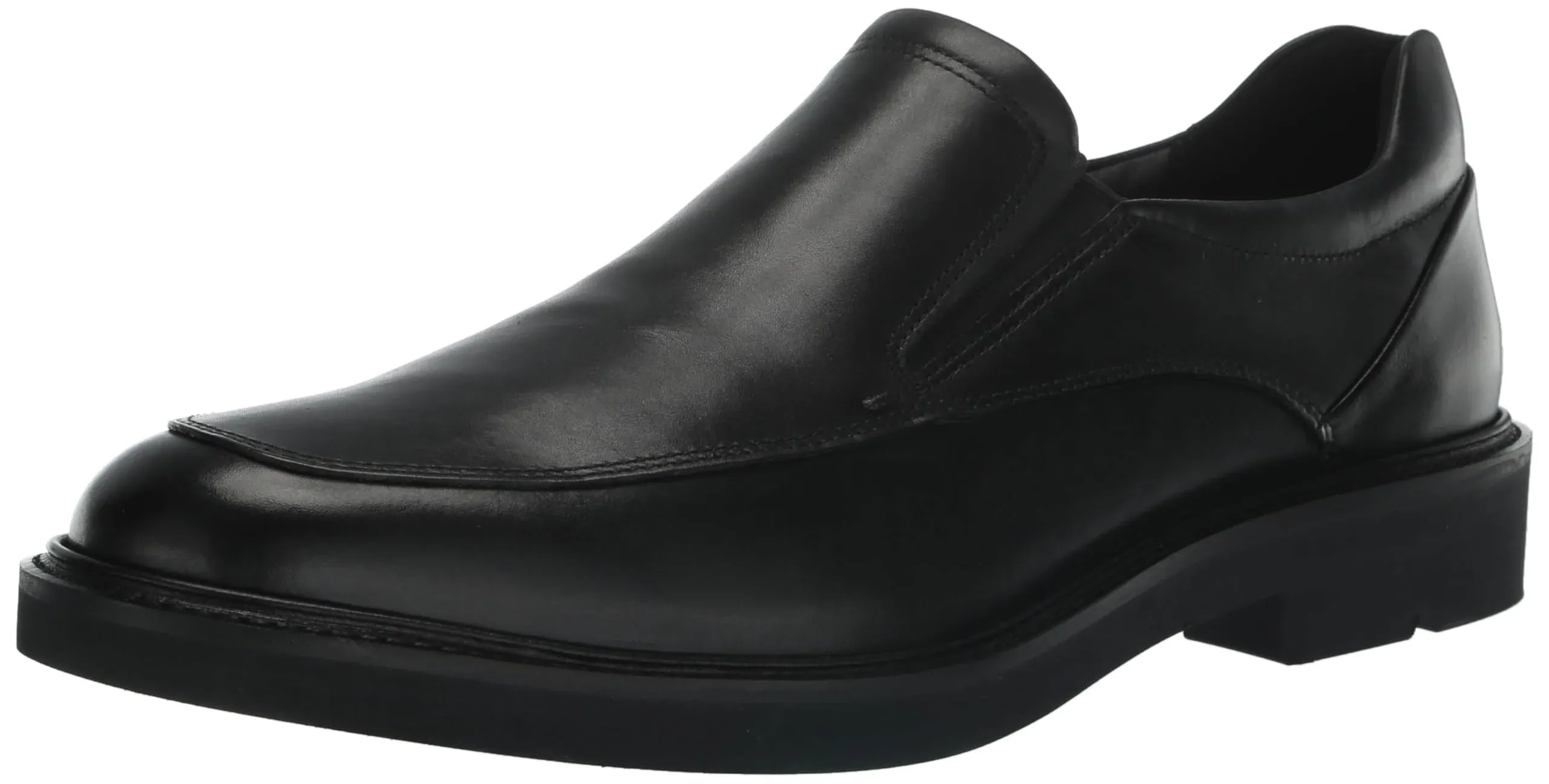 ECCO Men's London Apron Toe Leather Slip-On Loafers