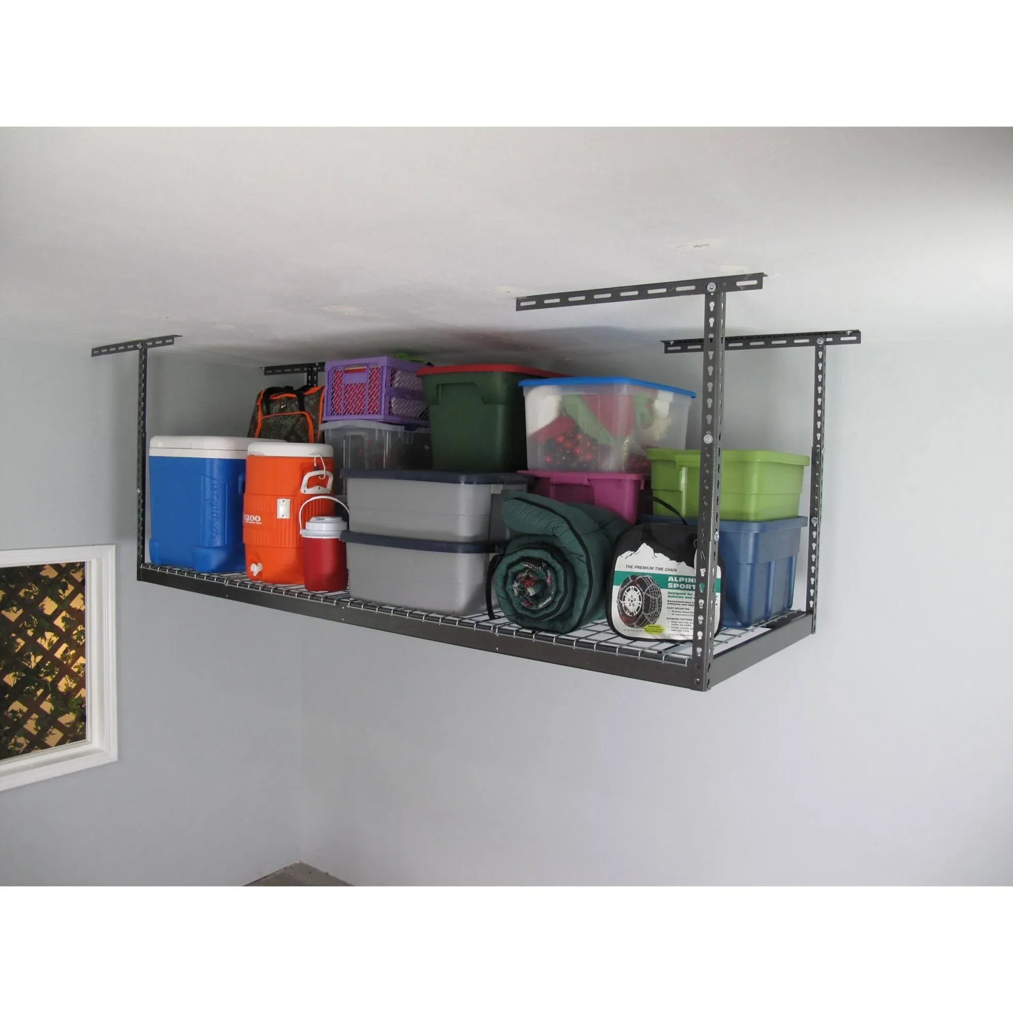 SafeRacks 3' x Overhead Garage Storage Rack