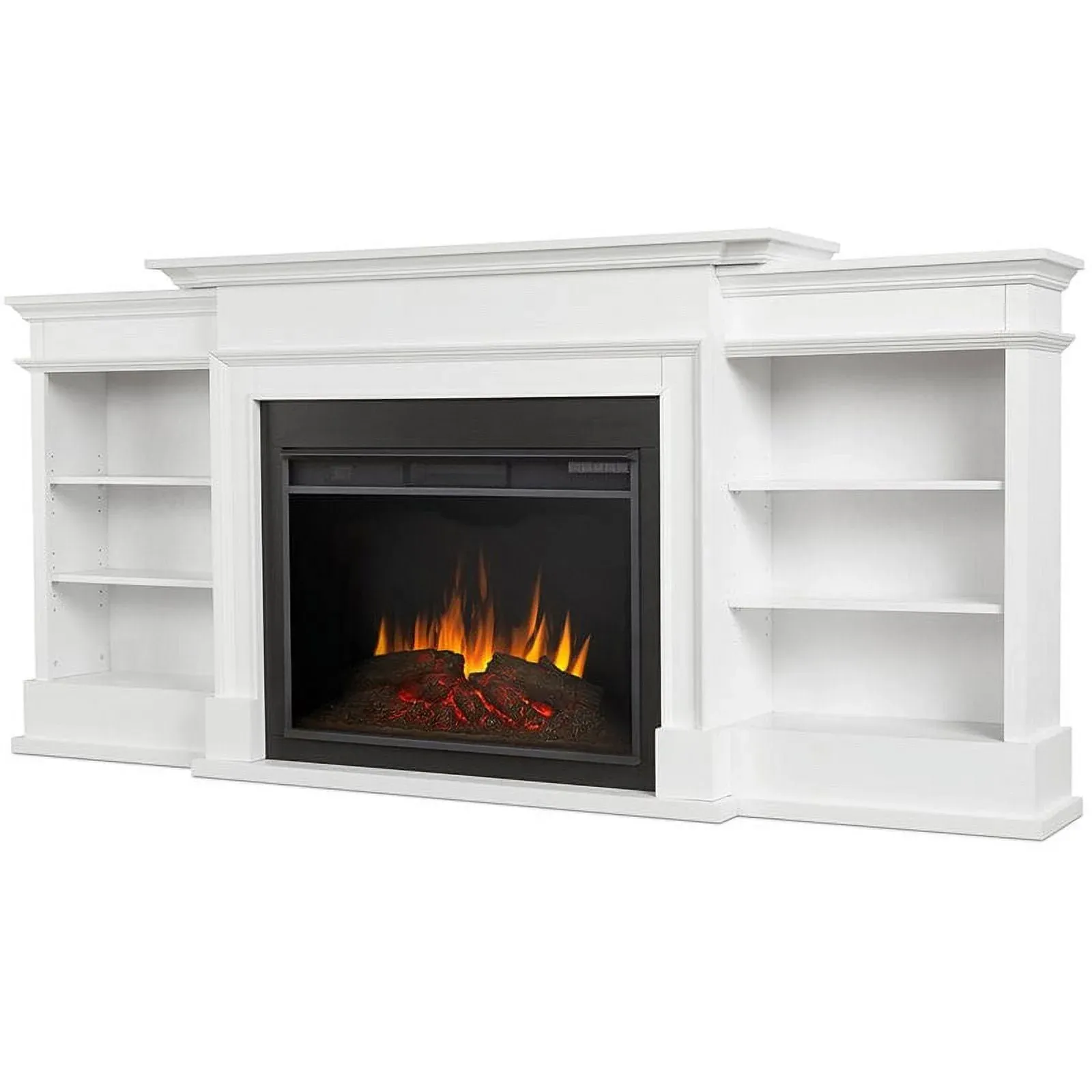 Real Flame Ashton Grand Electric Fireplace White