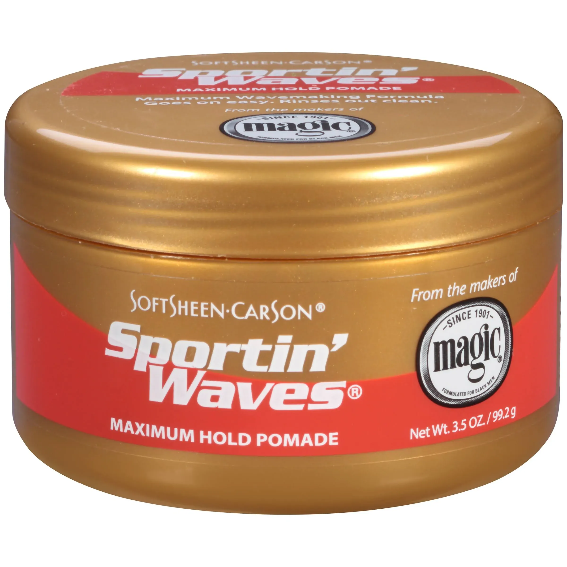 Softsheen-carson Sportin' Waves Maximum Hold Pomade, 3.5 oz