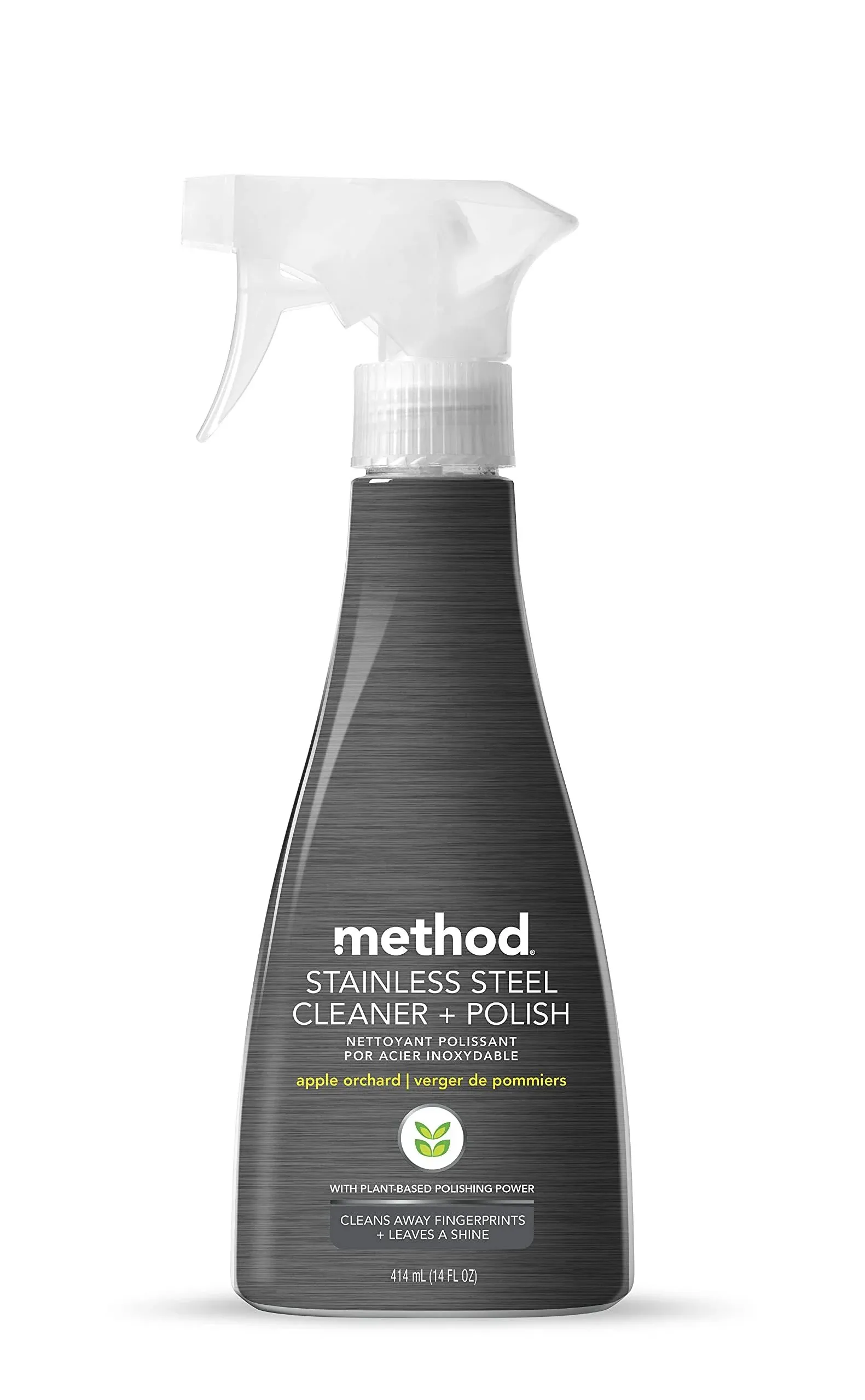 Method Stainless Steel Cleaner + Polish, Apple Orchard, 14 Ounces