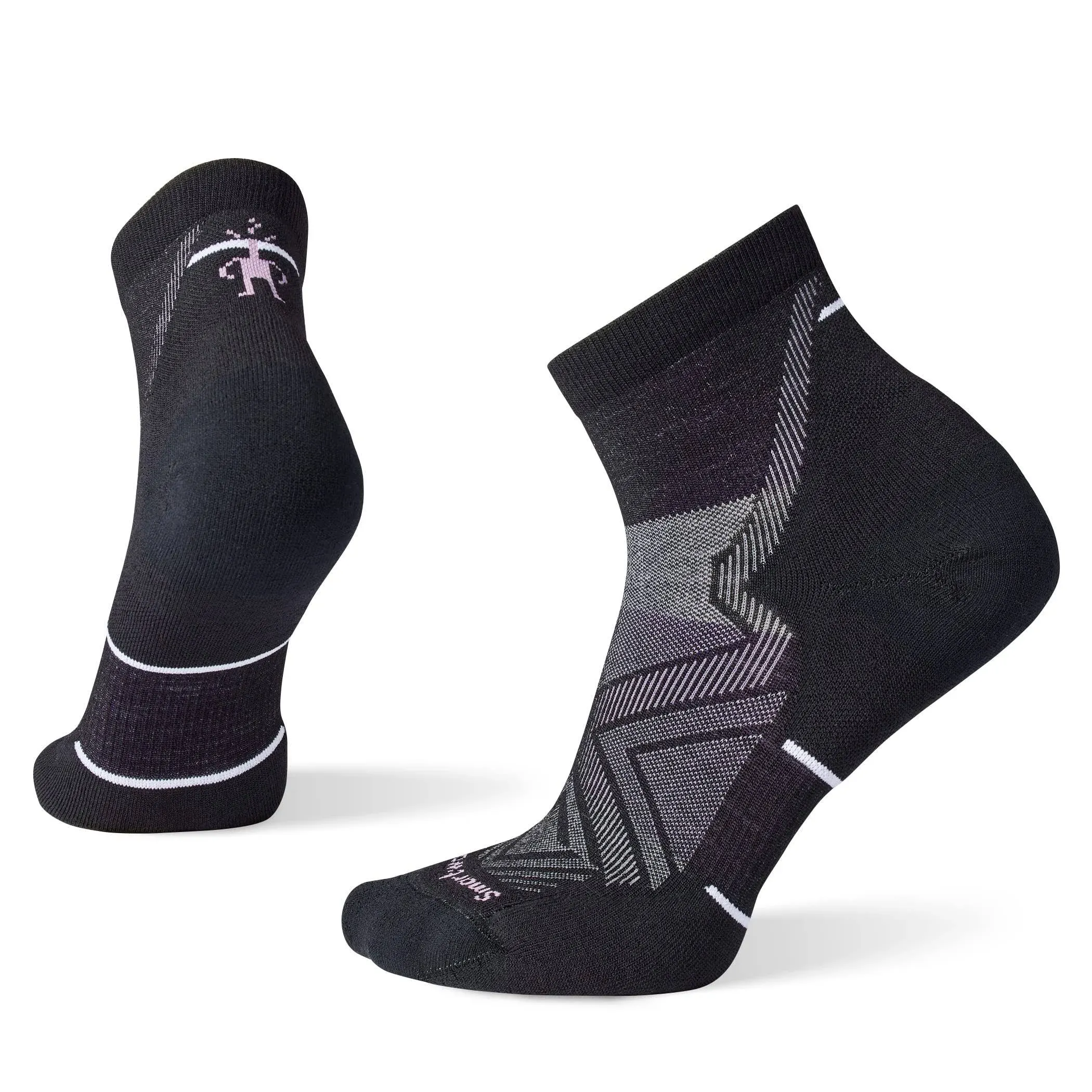 Smartwool Run Targeted Cushion Ankle Socks Black Women's