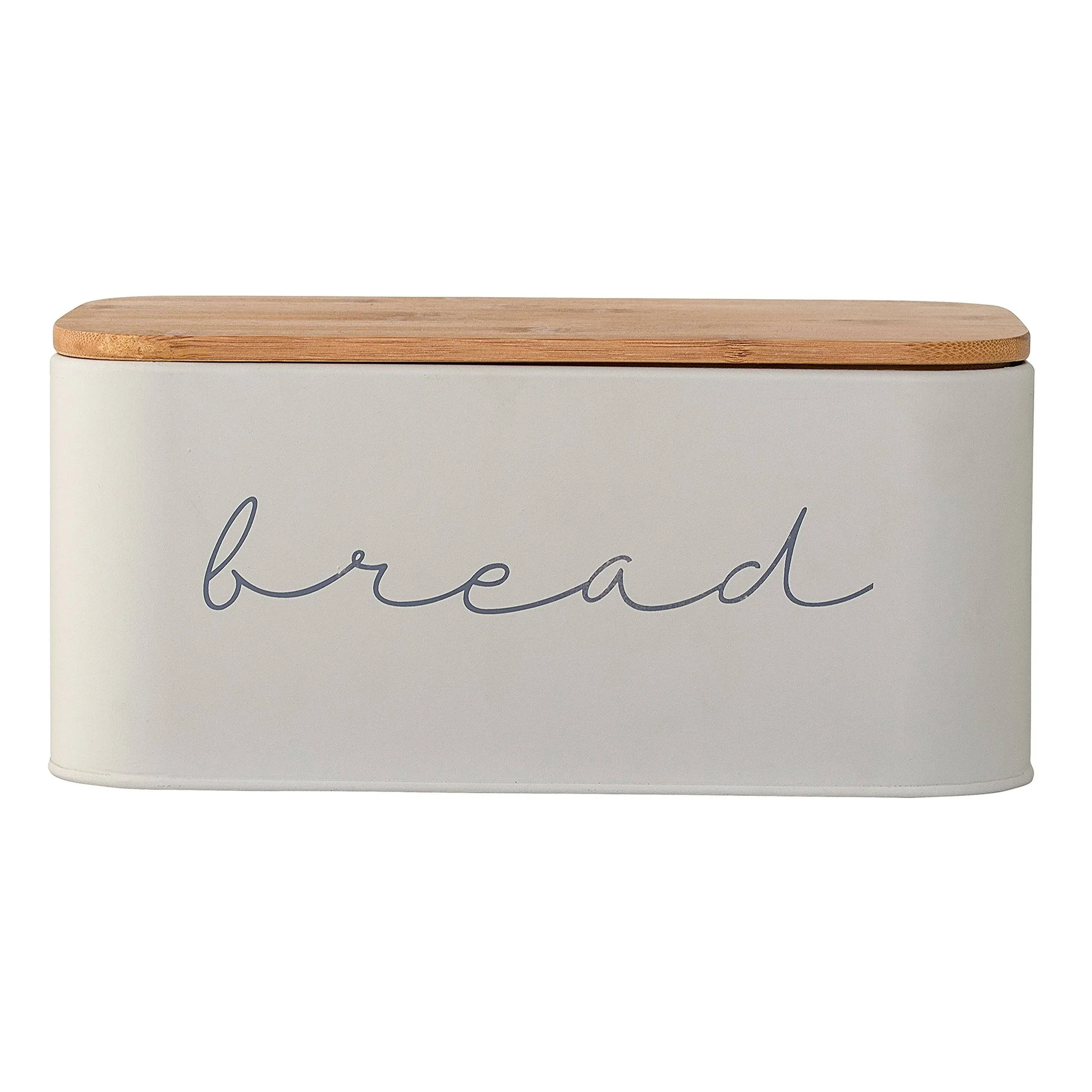 Bloomingville Metal Bread Bin with Bamboo Lid