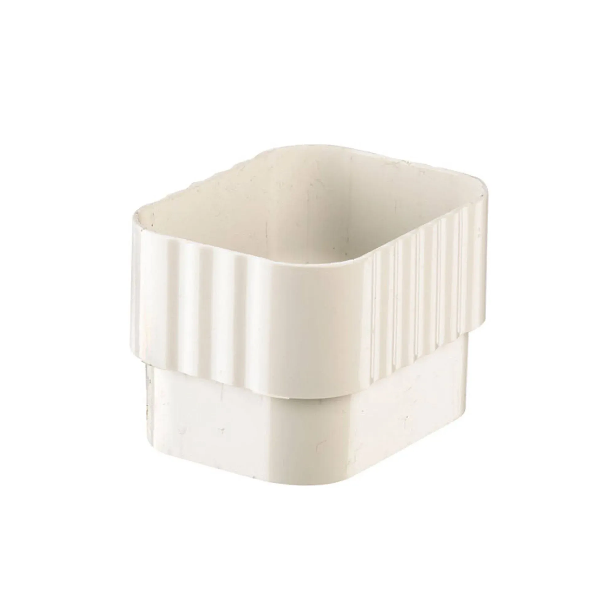 Amerimax White Vinyl Downspout Connector