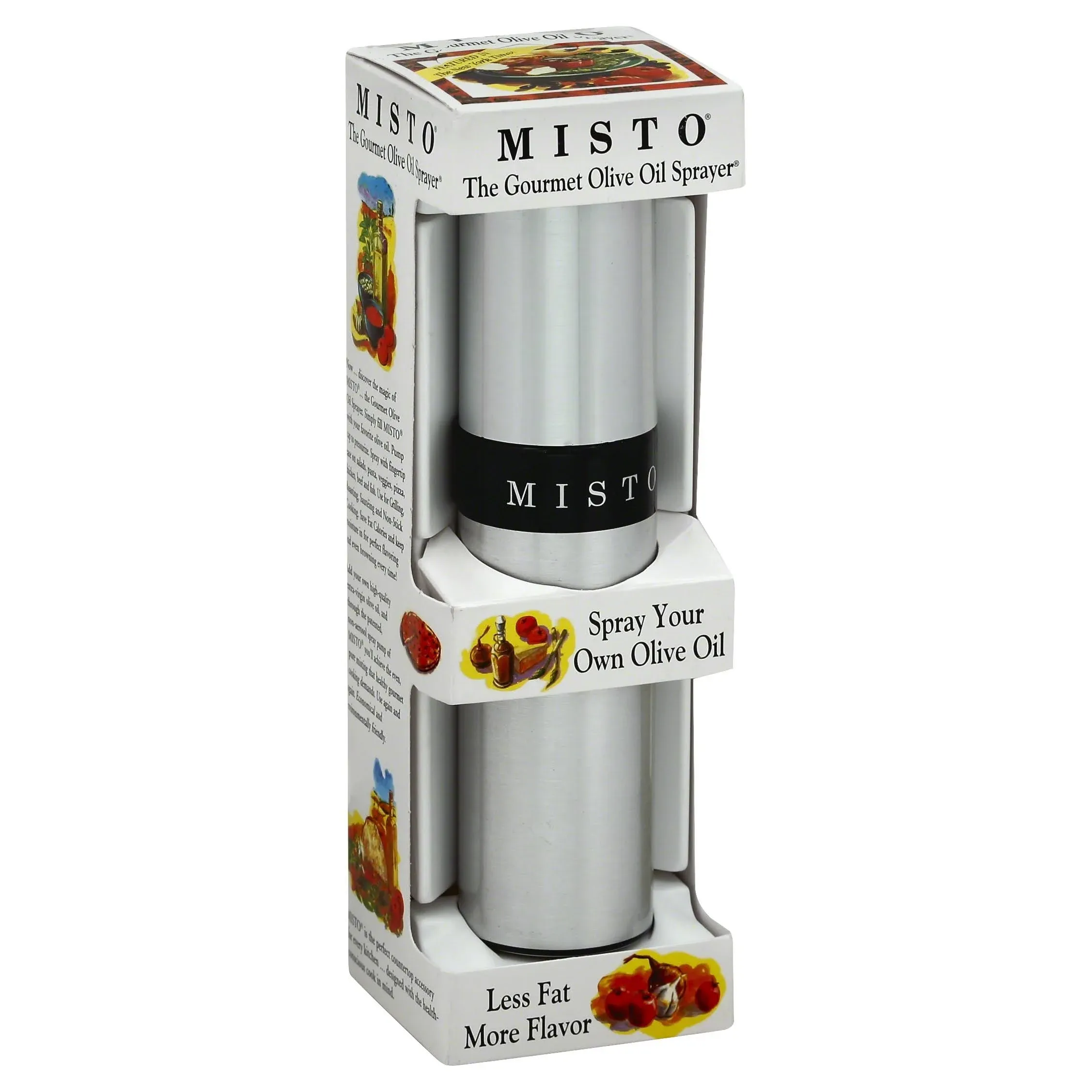 Misto Gourmet Olive Oil Sprayer Brushed Aluminum Healthy Choice NEW in Box 