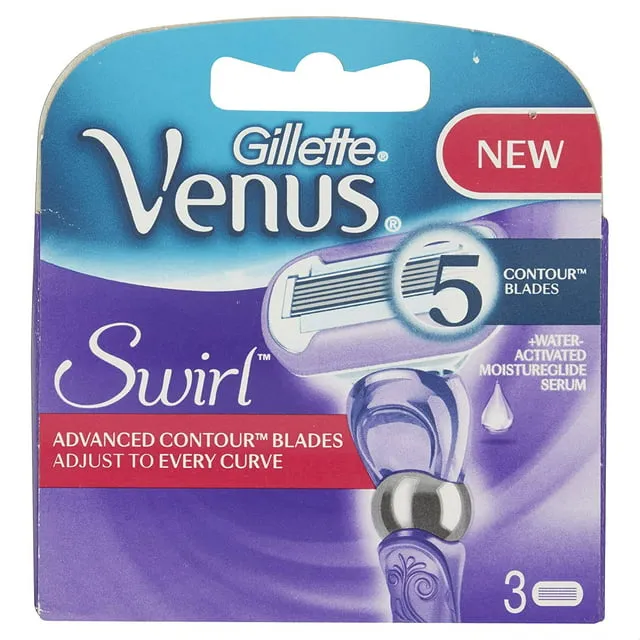 Gillette Venus Deluxe Smooth Swirl Women's Razor Blade Refills