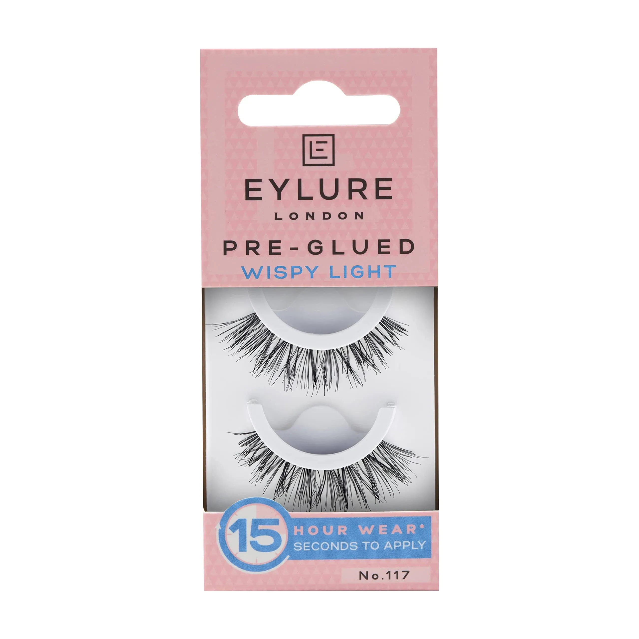 Eylure Pre-Glued False Lashes - Fluttery Light No. 117