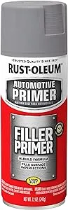 Rust-Oleum 254863 Automotive Filler Primer Brush On, Quart, Gray 32 Fl Oz (Pack of 1)