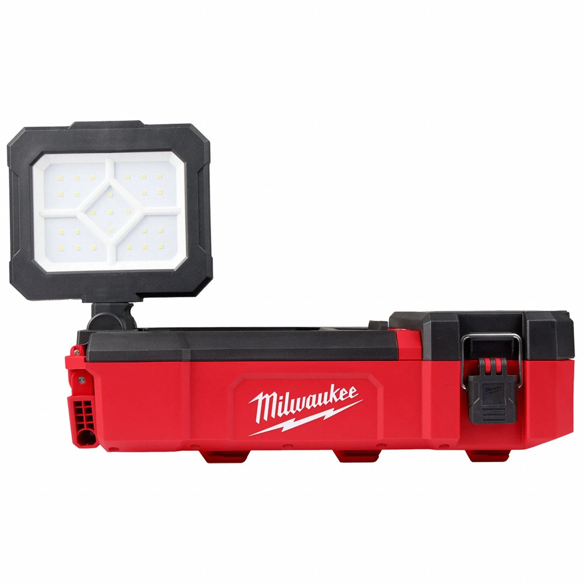 M12 12V Lithium-Ion Cordless PACKOUT Flood Light w/USB Charging and M12 XC 4.0 Ah Battery Pack