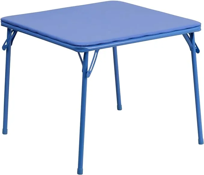 Flash Furniture Kids Folding Table, Blue