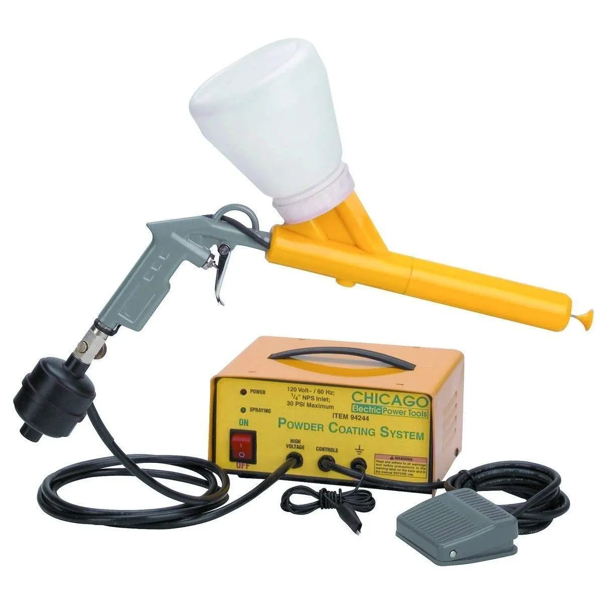 COMPLETE POWDER COATING SYSTEM PAINT GUN COAT KIT *NEW*