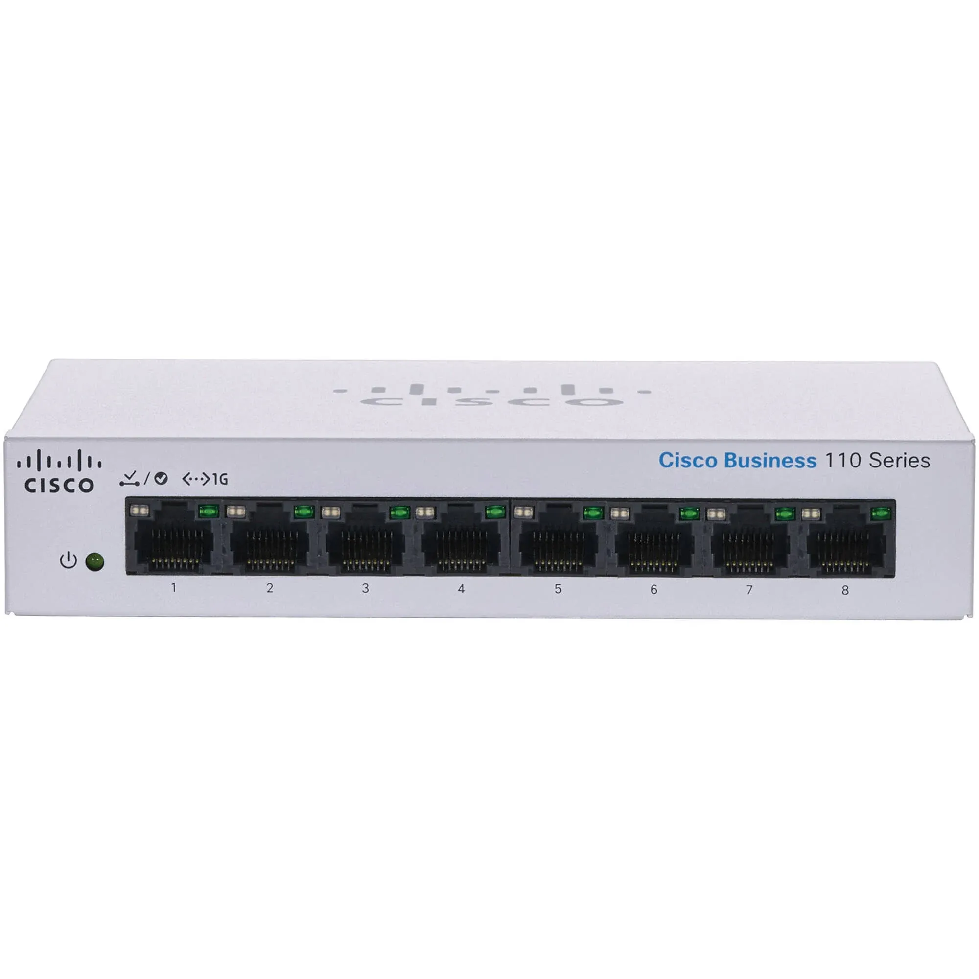 Cisco CBS110-8T-D 110 Series Unmanaged 8-Port Ethernet Switch