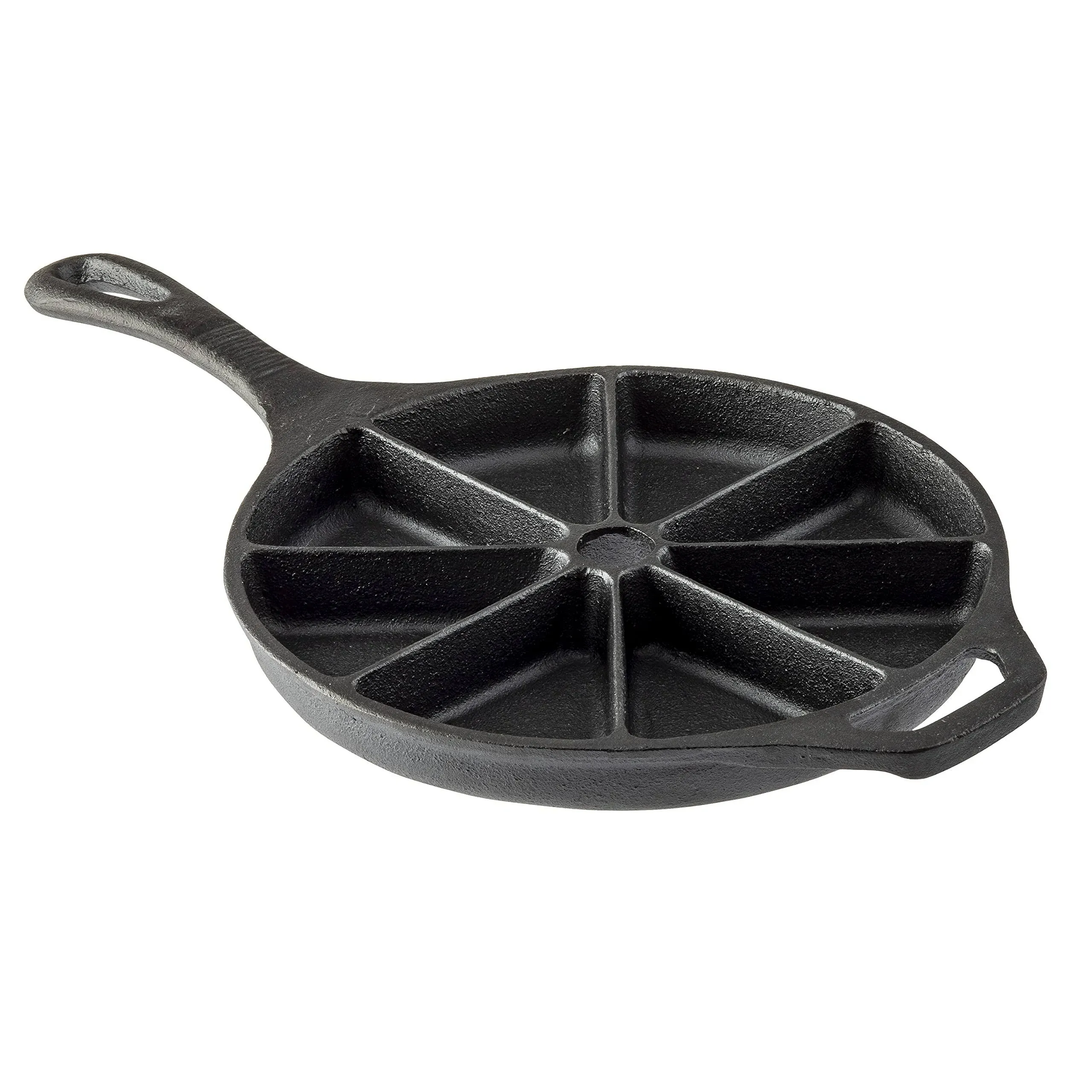 Tablecraft Round Corn Bread Skillet with Handle, Cast Iron, 8.75" Dia x 15.625 ...