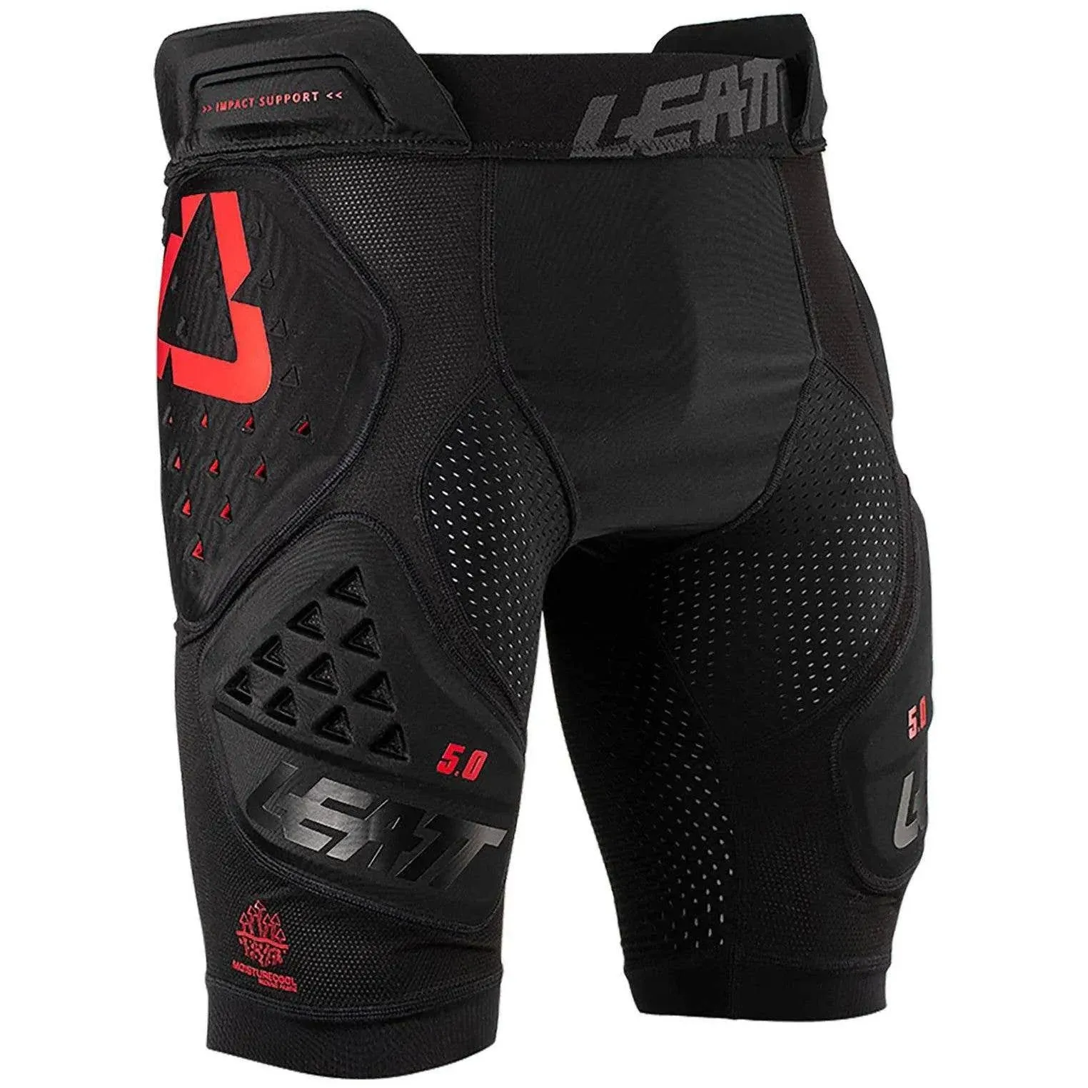 Leatt Black 3DF 5.0 Impact Shorts