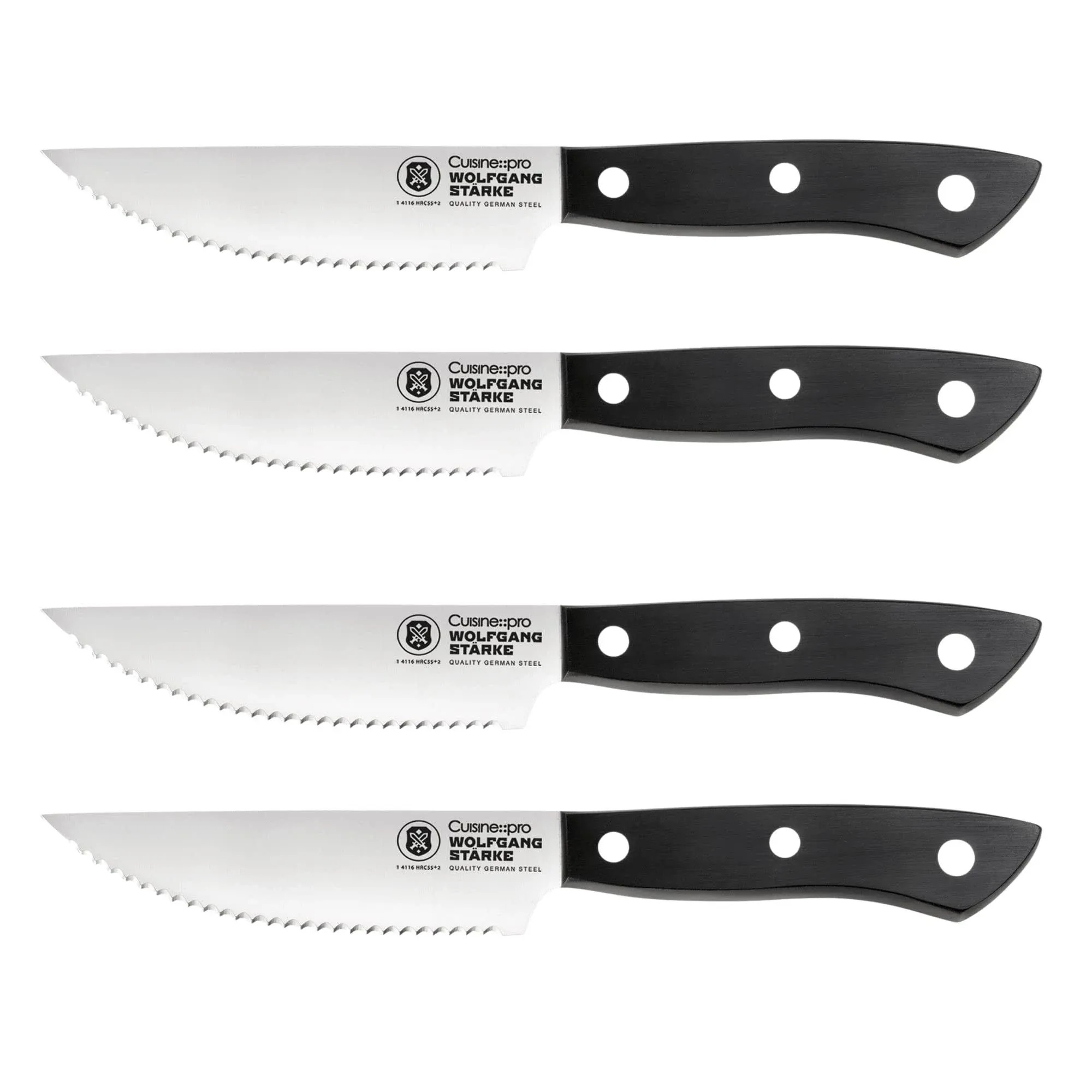 Cuisine::pro Wolfgang Starke 4-Piece 5" Steak Knife Set