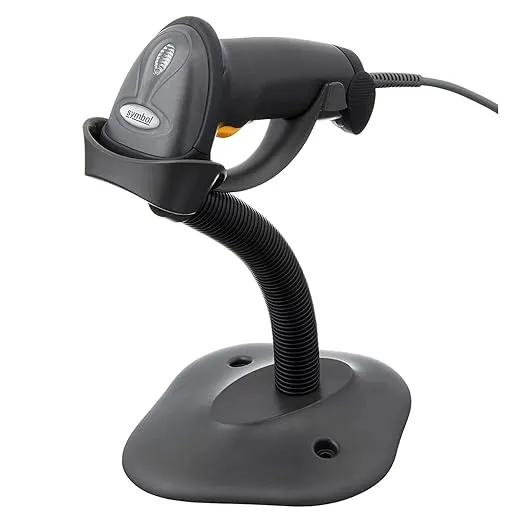 Symbol LS2208 General Purpose Handheld 1D Bi-Directional Laser Barcode Scanner, Black