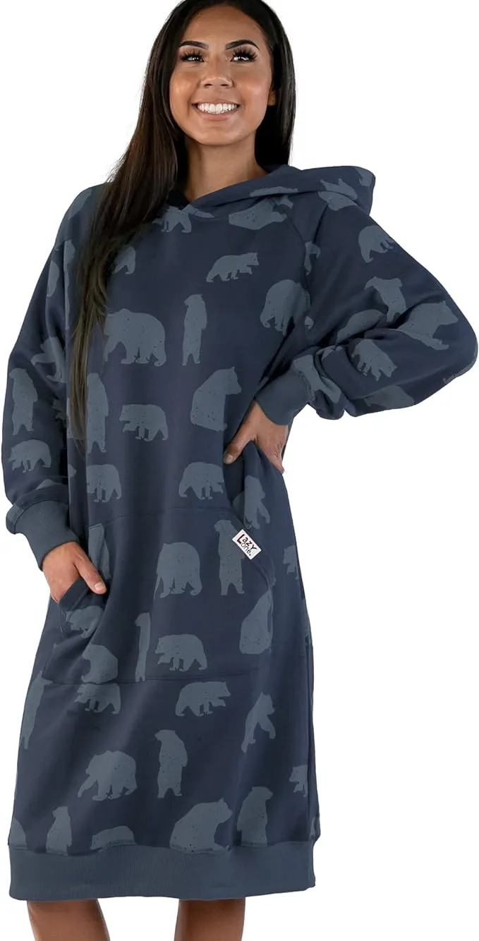 Lazy One Oversized Hoodie Sweatshirt, Comfortable Sleepwear