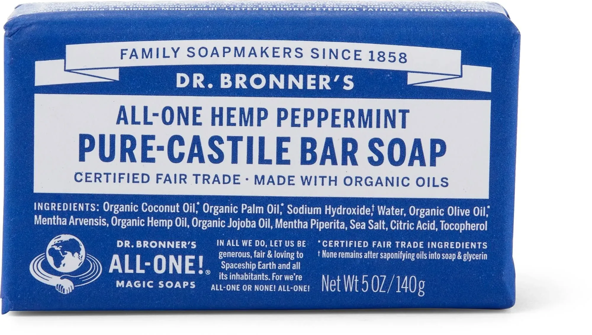 Dr Bronner's Pure-Castile Bar Soap