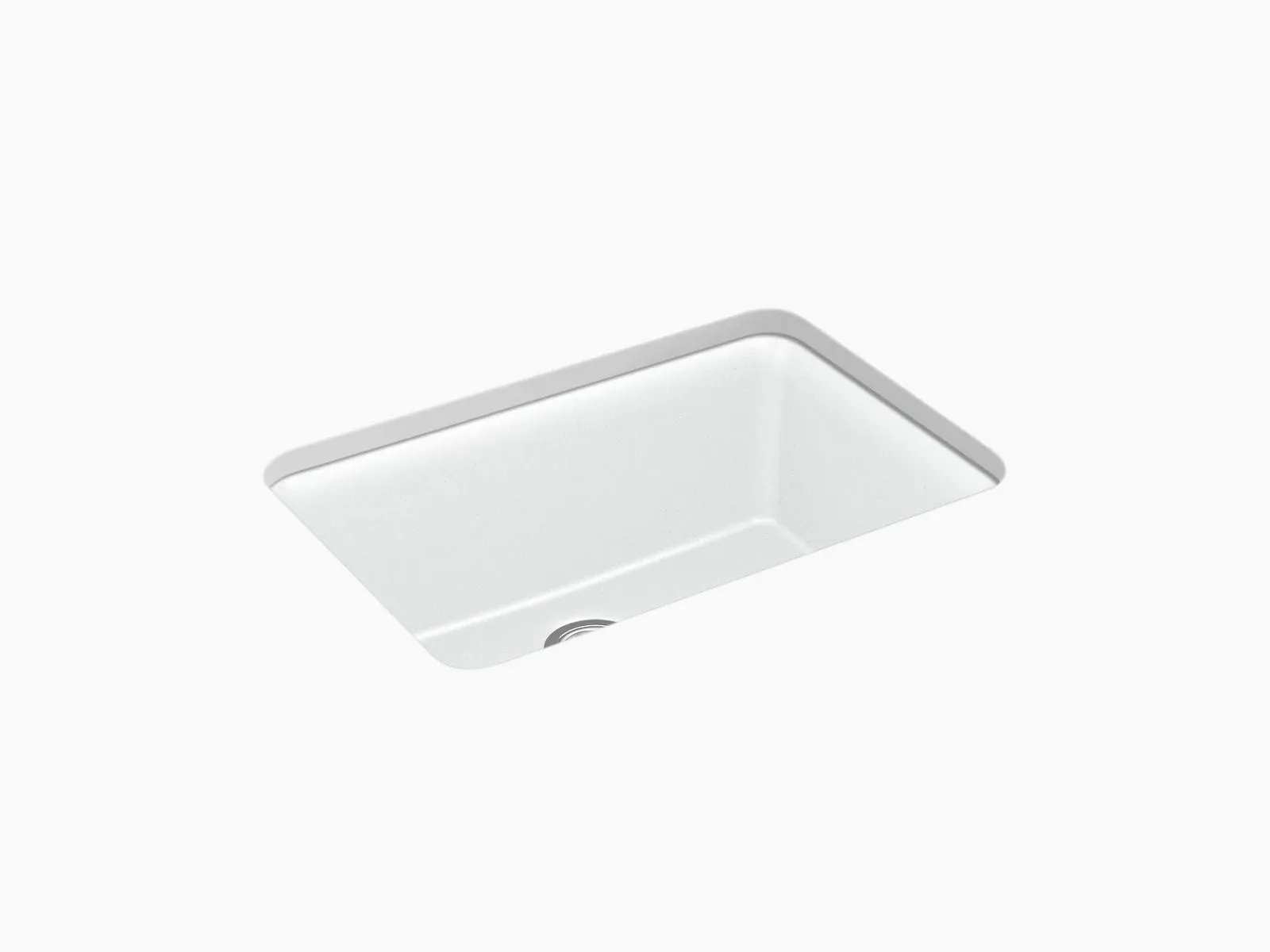 Kohler 28000 Cairn 27-1/2" Undermount Single-Bowl Kitchen Sink - Matte White