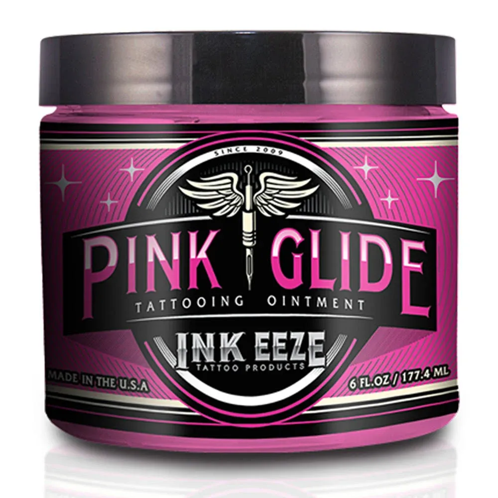 INK-EEZE - Pink Glide Tattoo Ointment (6oz)