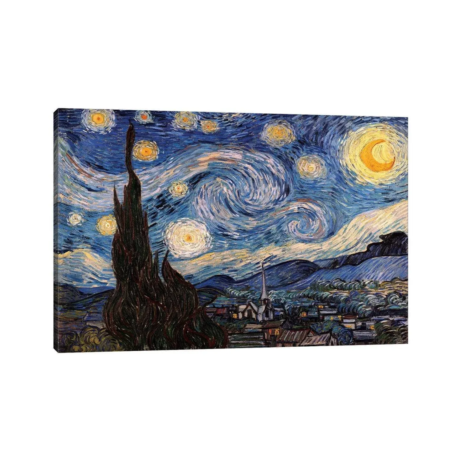 iCanvas The Starry Night by Vincent van Gogh Canvas Print