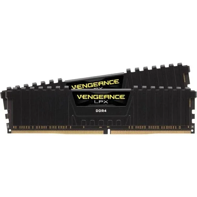 Corsair Vengeance LPX 16GB (2 X 8GB) DDR4 3600 MHz (PC4-28800) C18 1.35V Desktop Memory - Black (CMK16GX4M2D3600C18)