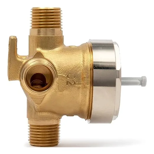 Wood Grip 3/6 Setting Diverter Rough-In Valve - Durable Solid Brass Construction - Replaces 6-Setting, 3-porter Diverter Trim Kit - Leak-proof Reliability - Pressure Tested - 3.58 x 4.41 x 3.43 Inches