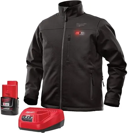 Milwaukee M12 Cordless Black Heated Jacket Kit