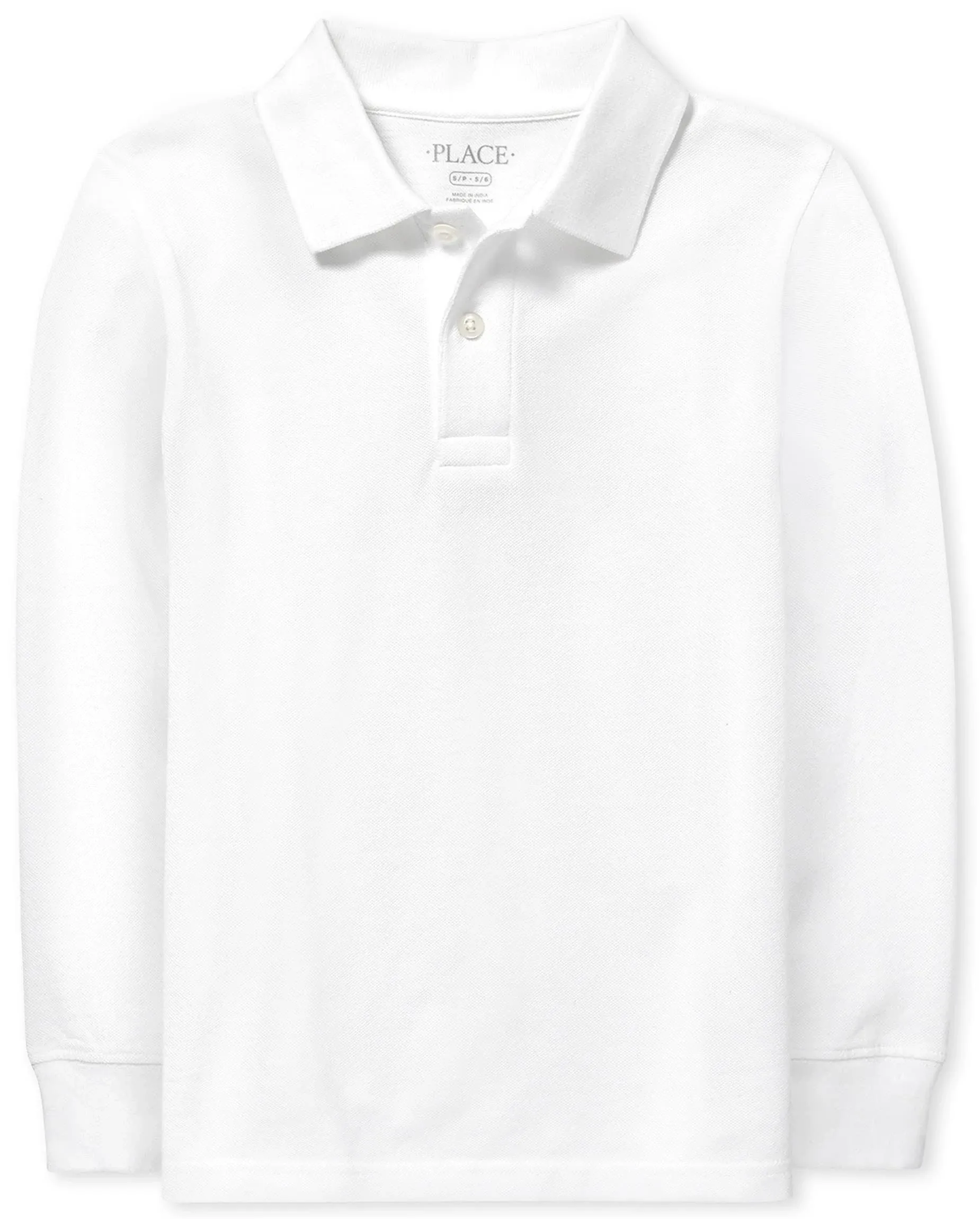 The Children's Place Baby Boys Long Sleeve Pique Polo