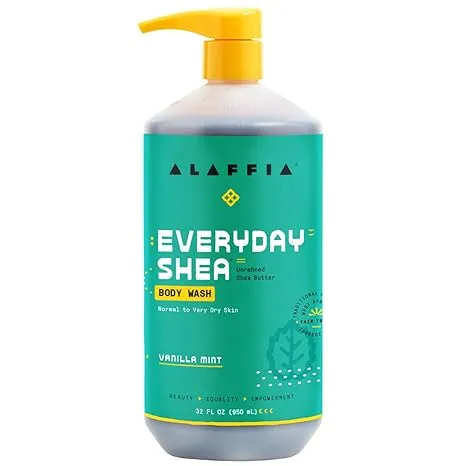 Alaffia Body Wash, Shea Butter & Neem - 32 fl oz