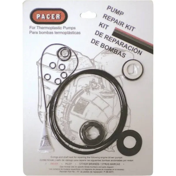 NEW QTY 1 Pacer Pumps P-58-0074 Pump Repair Kit for &#039;S&#039; Series Pumps