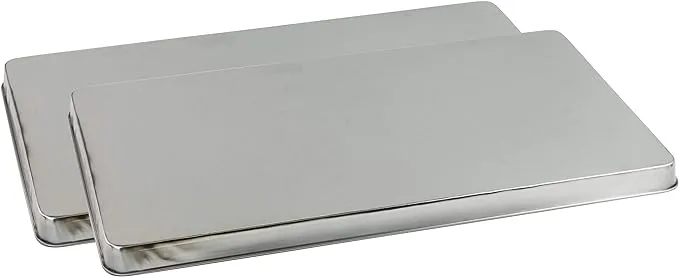 Reston Lloyd R-880-S Rectangular Tin Burner Cover Stainless Steel