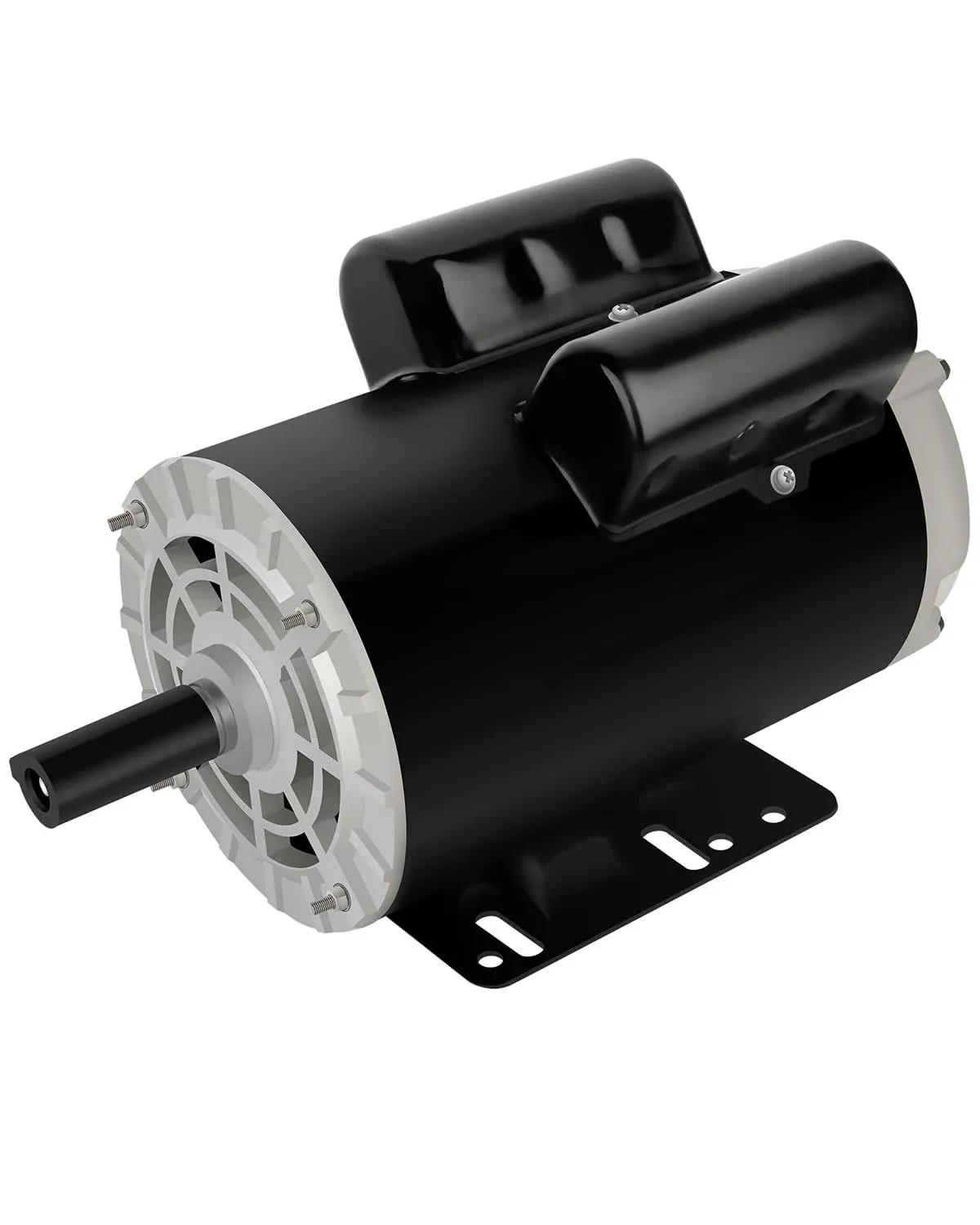 5 HP Air Compressor Motor Single Phase Electric Motor, 7/8" Shaft Diameter, CCW 60HZ, 3450RPM, 208V-230V