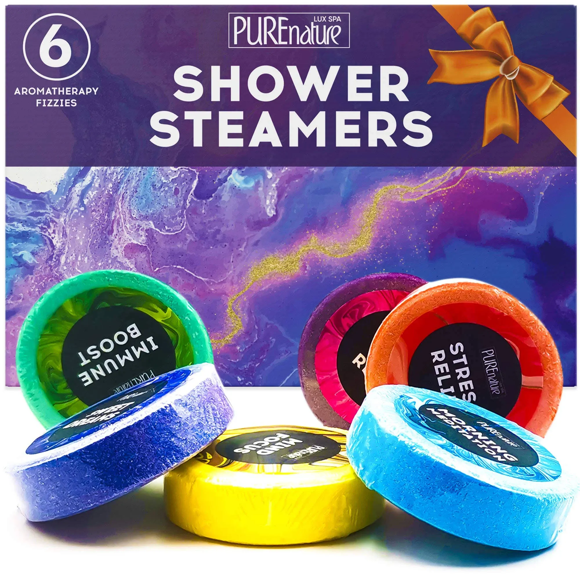 Aromatherapy Shower Steamers - Bath Bombs for Showers - Stress Relief and ...