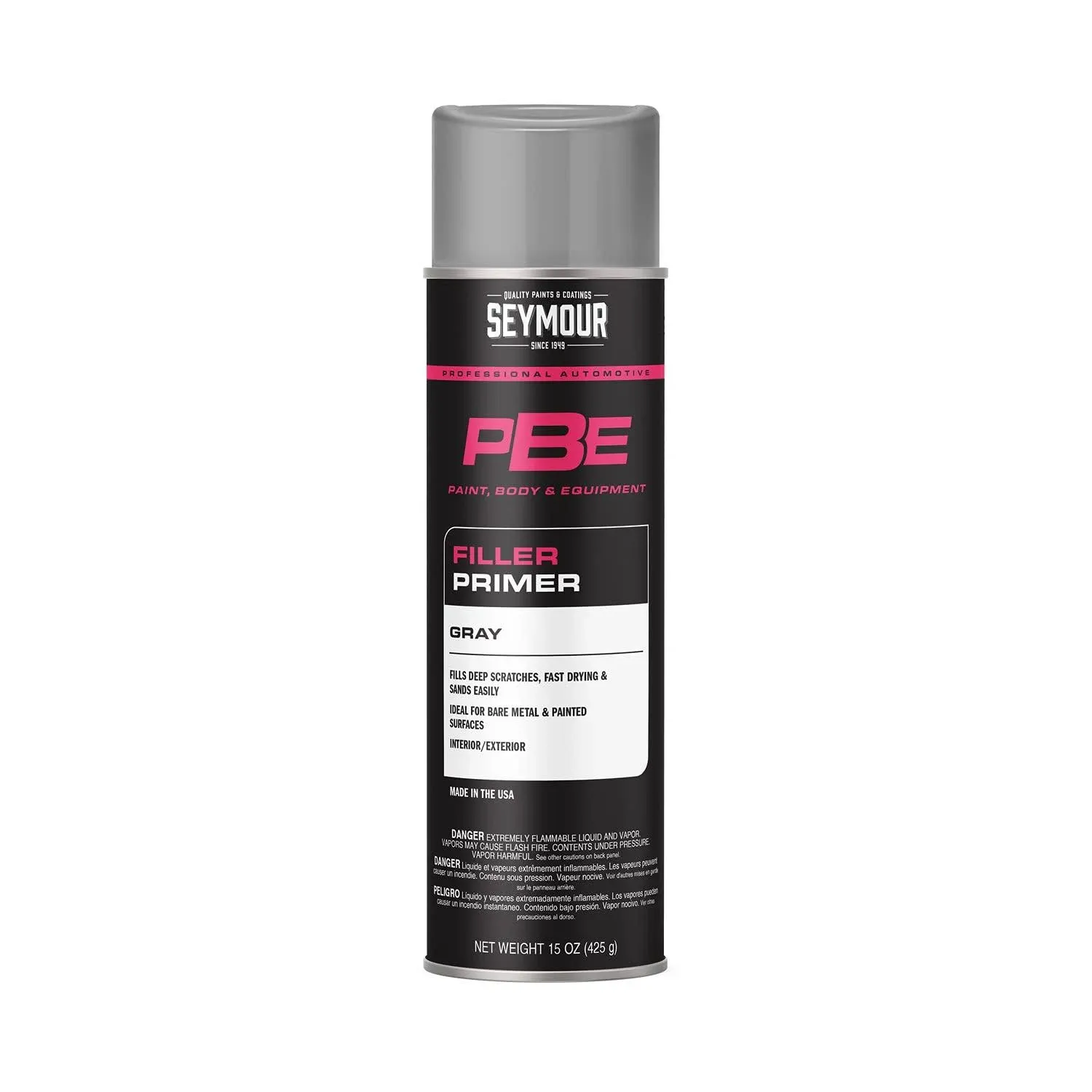 Seymour of Sycamore, Inc 20-1674 PBE Professional Spray Paint Gray Filler Primer