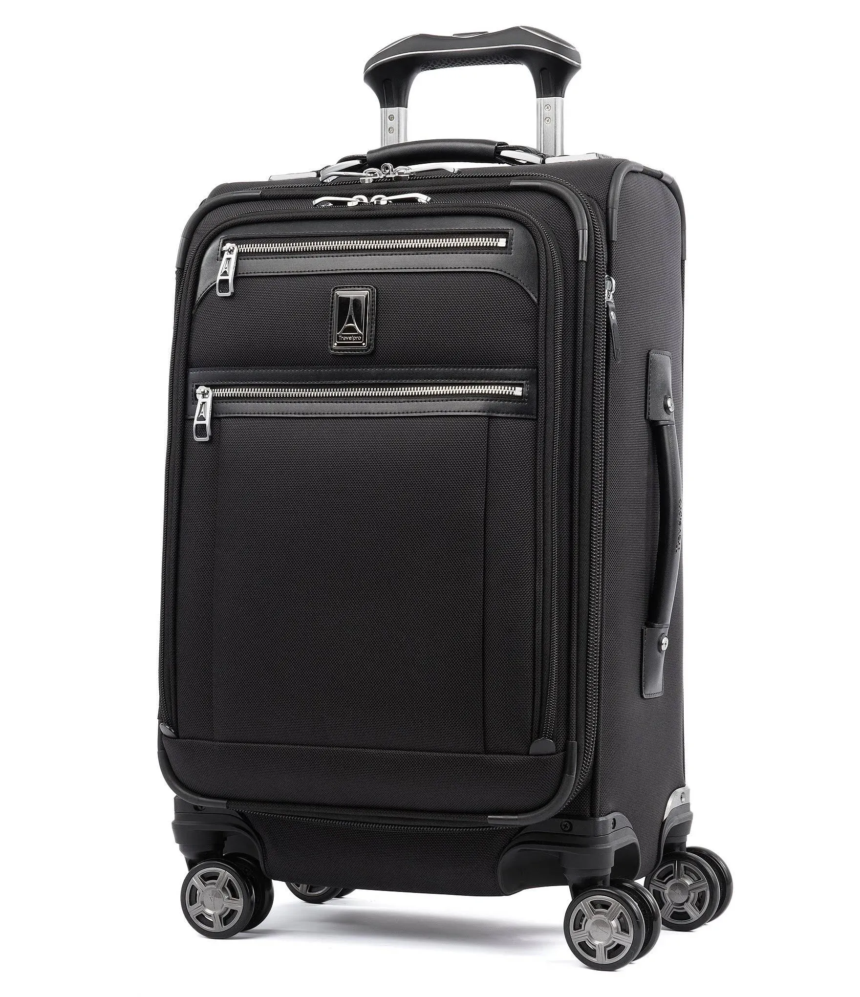 Travelpro Platinum Elite 21" Expandable Carry On Spinner Shadow Black