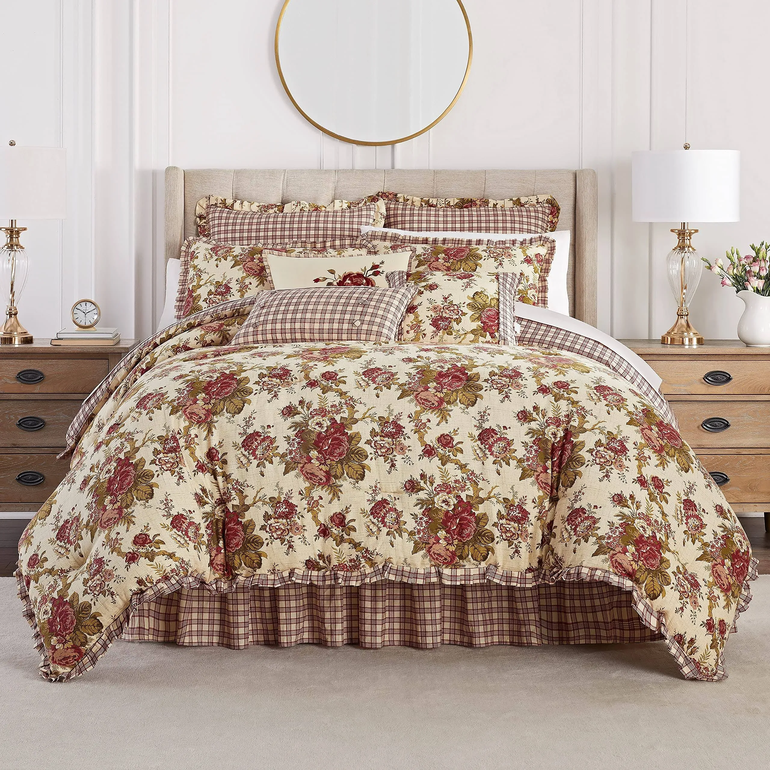 Waverly Norfolk 4 Piece Reversible Comforter Set