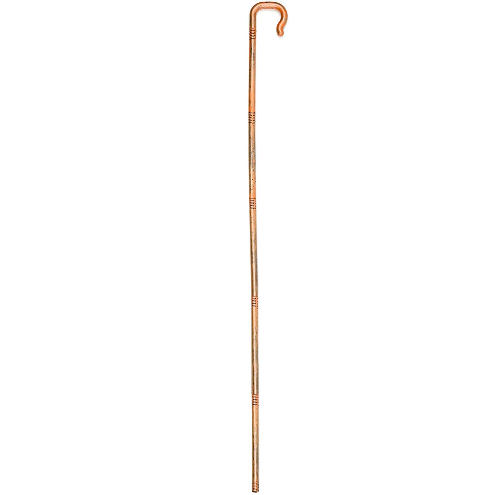  Shepherd&#039;s Costume Crook Staff - Shepherd Gold Wood Like Hook Cane For 