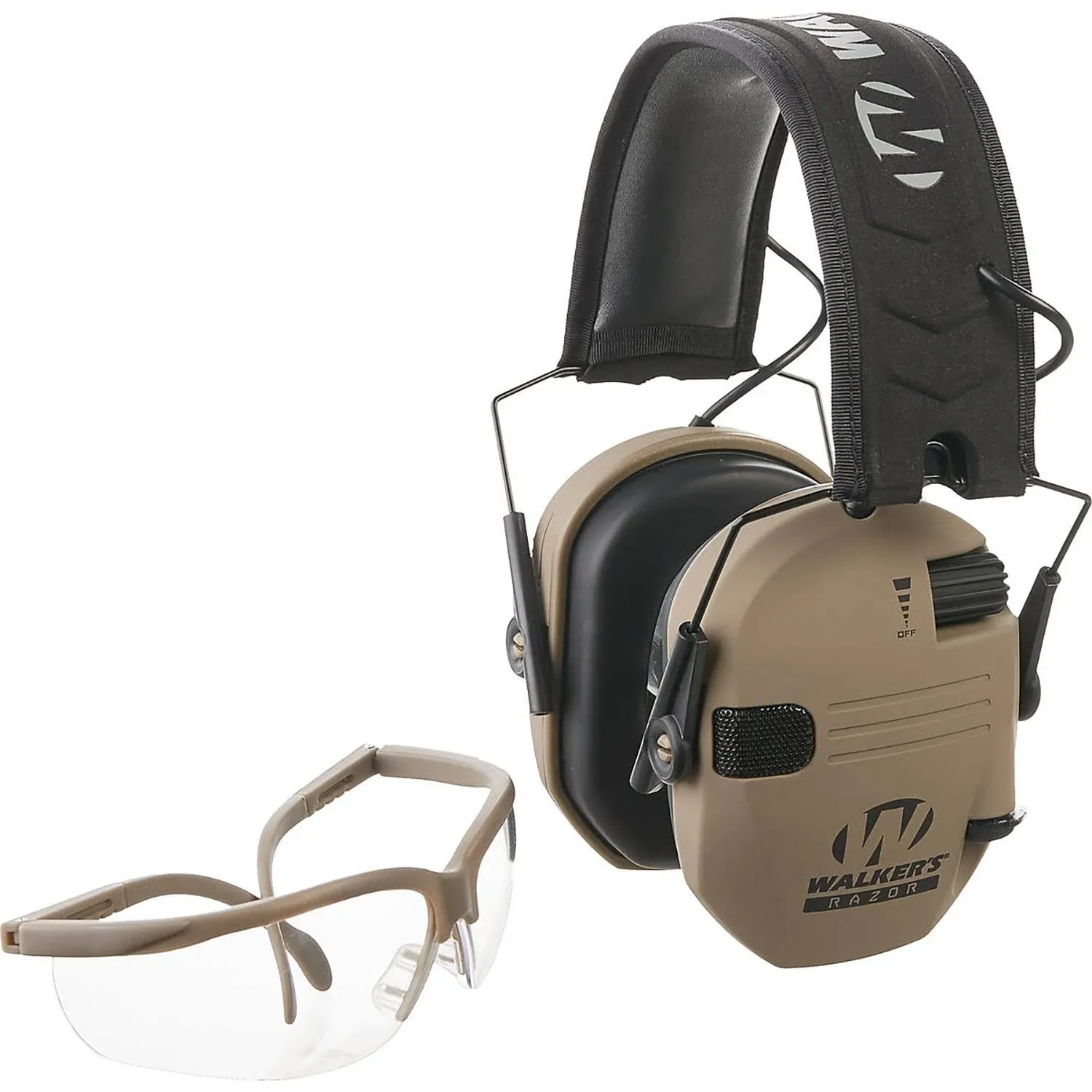 Walker Adult Razor Slim Muff FDE Hunting Hearing Enhancement Muff