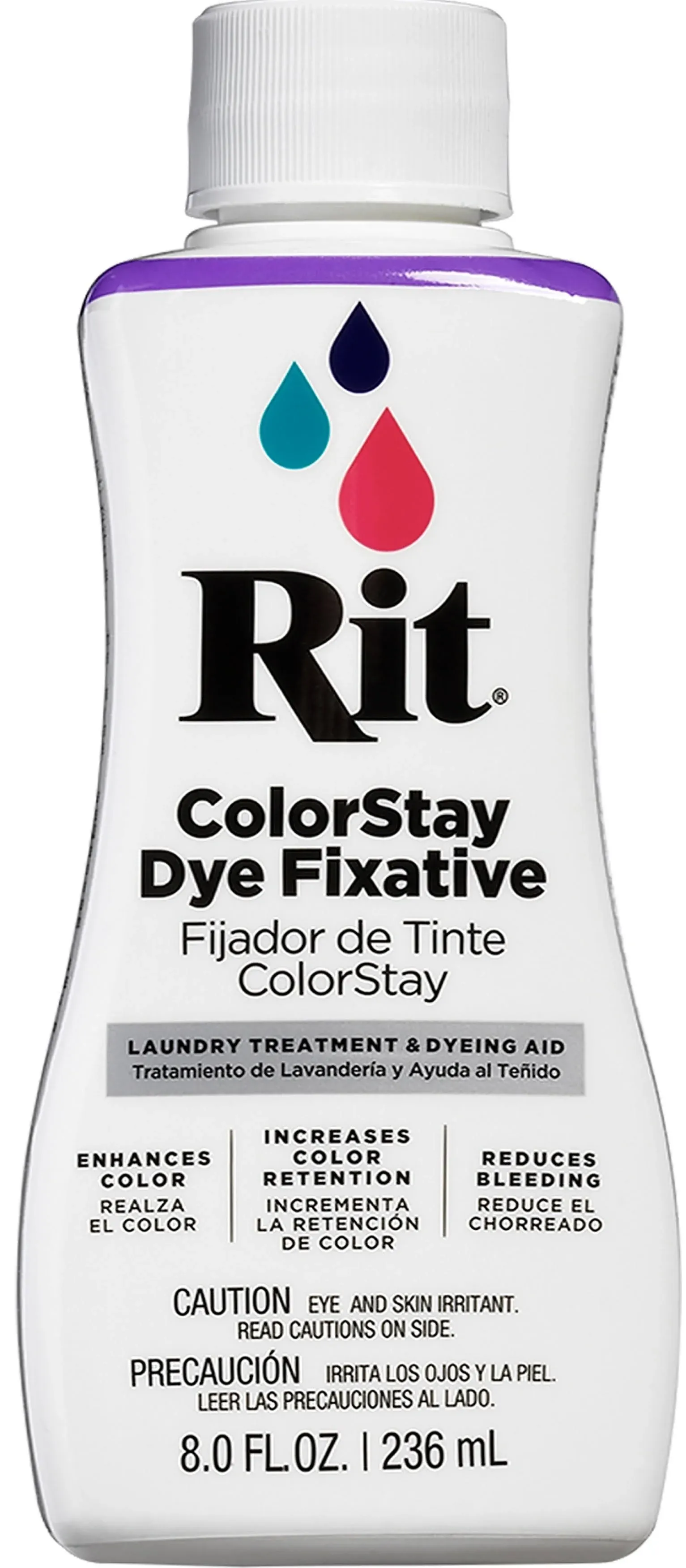 Rit Color Stay Dye Fixative Liquid - 8 fl oz bottle