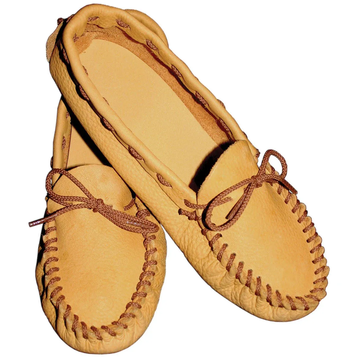 Realeather C4604-05 Adult Moccasin Leathercraft Kit, Size 12-13, Golden Tan, 1-Pair