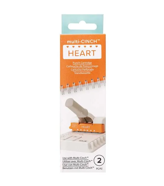 We R Memory Keepers Multi Cinch Cartridge-Hear<wbr/>t Punch 60000842
