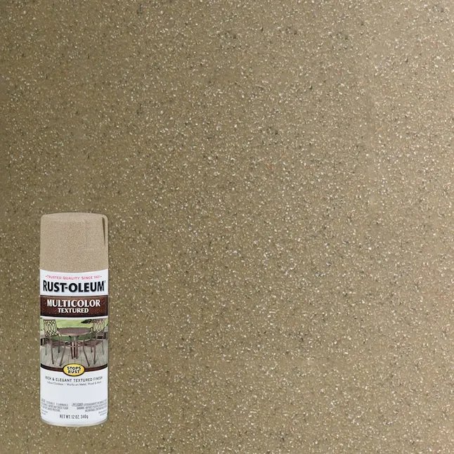 Black, Rust-Oleum Stops Rust Textured Spray Paint-7220830, 12 oz