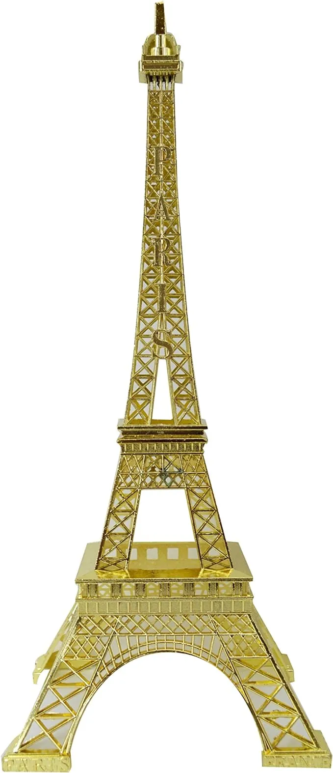 allgala 15" Eiffel Tower Statue Decor Alloy Metal, Gold